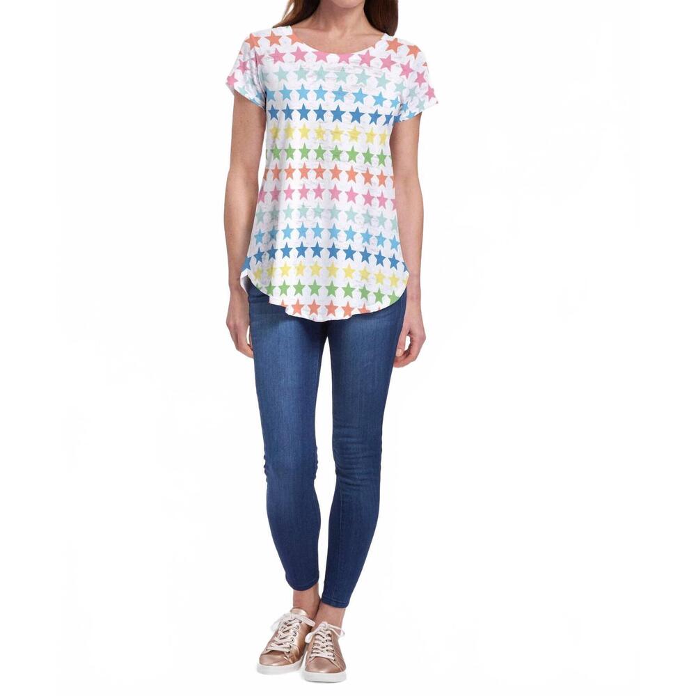 NEW WHIMSY ROSE short sleeve flowy tee in star